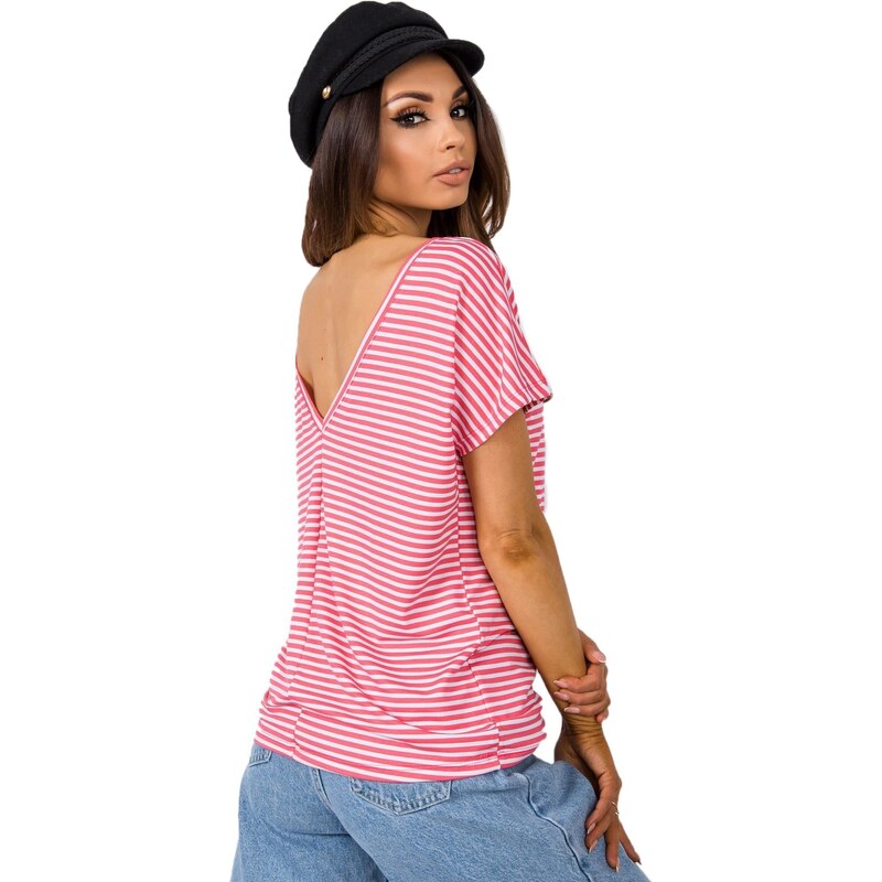 Dámské tričko Fashionhunters Striped