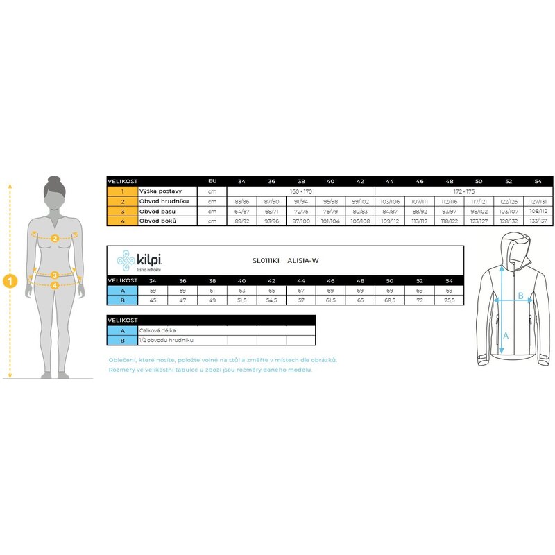 Dámská lyžařská bunda Kilpi ALISIA-W