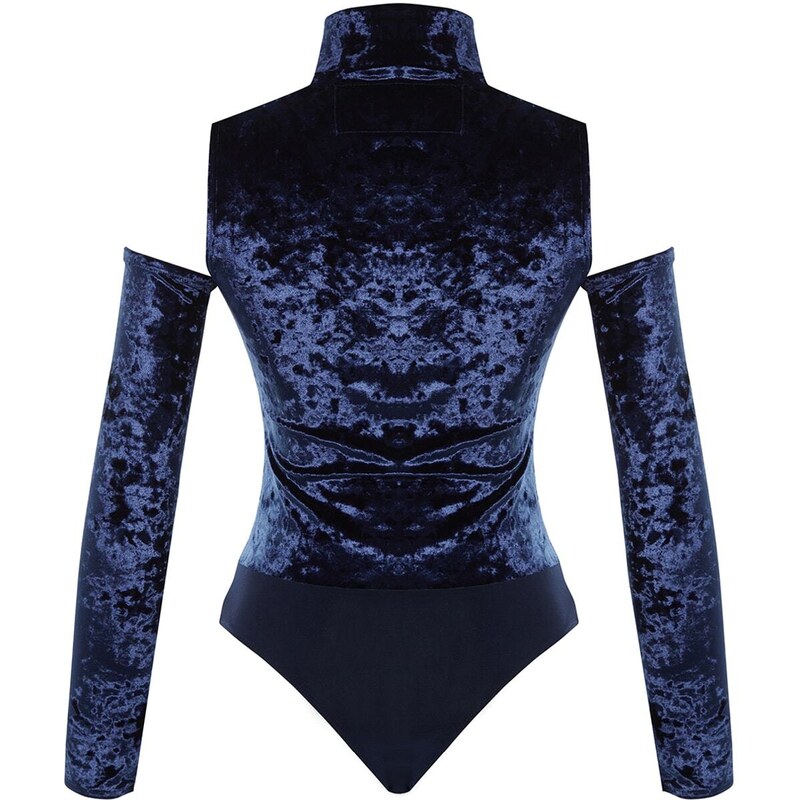 Trendyol Bodysuit - Dark blue - Fitted