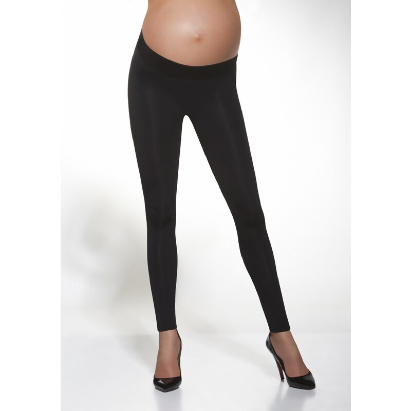 Bas Bleu Maternity leggings SUZY made of insulated fabric and comfortable welt