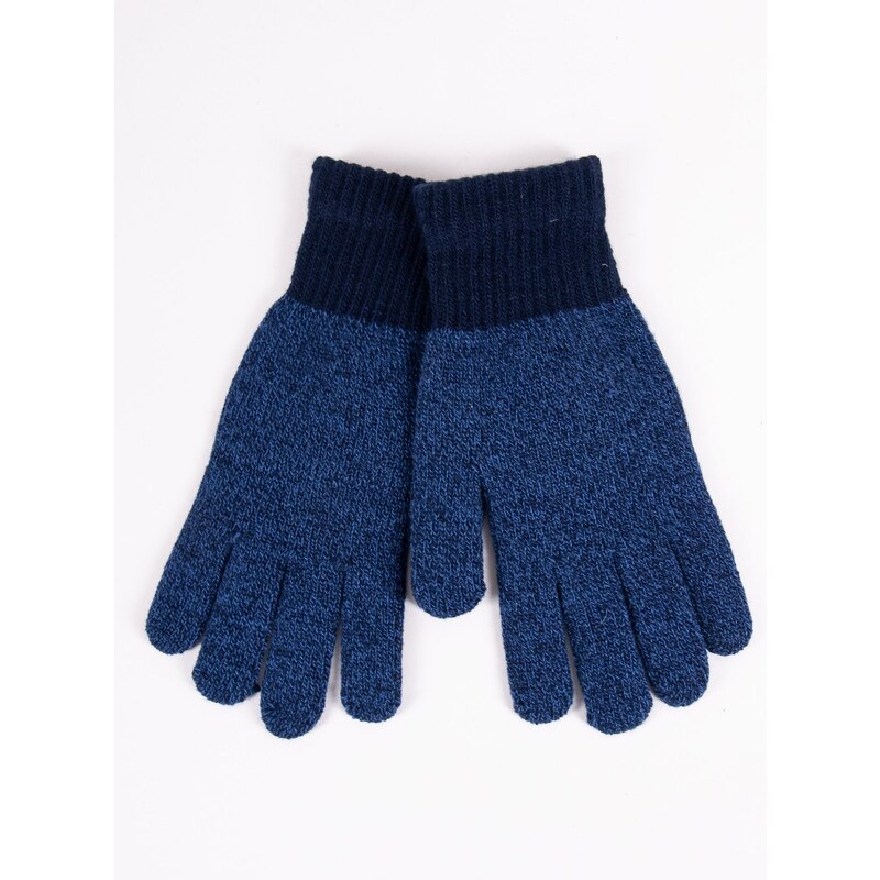 Yoclub Man's Gloves RED-0073F-AA50-001 Navy Blue