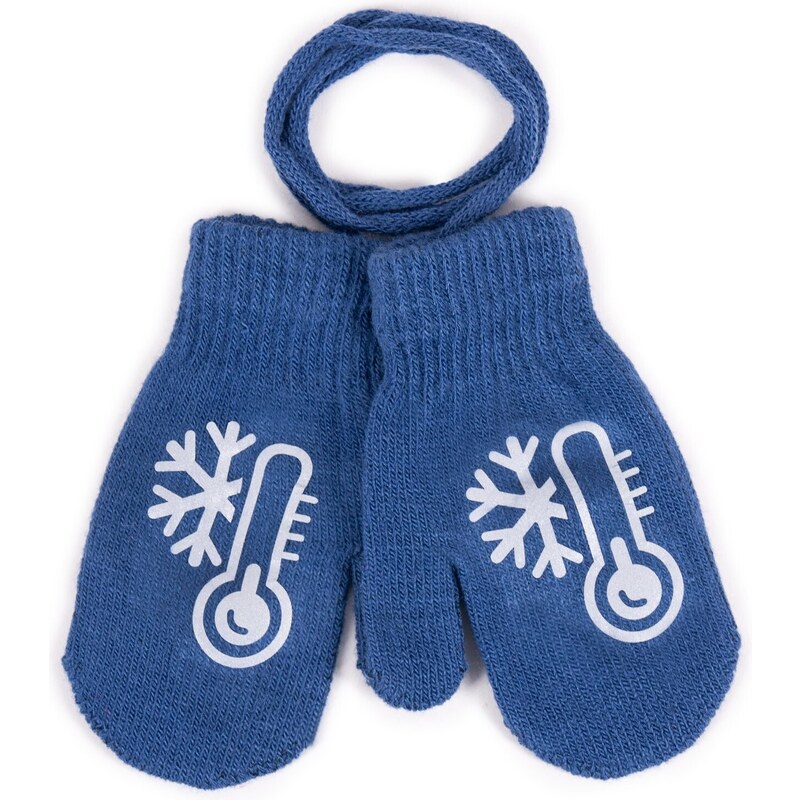 Yoclub Kids's Gloves RED-0236C-AA10-006