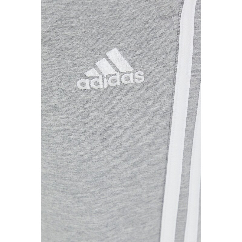 Tepláky adidas dámské, šedá barva, s aplikací, HF2605