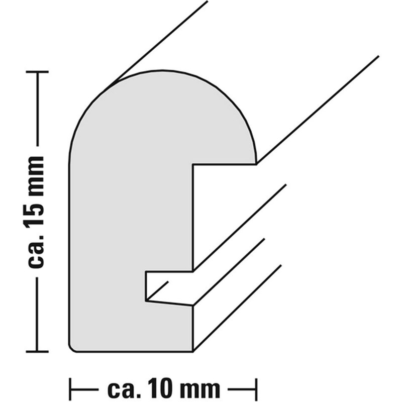 Hama rámeček dřevěný PHOENIX, bílý, 15x21 cm