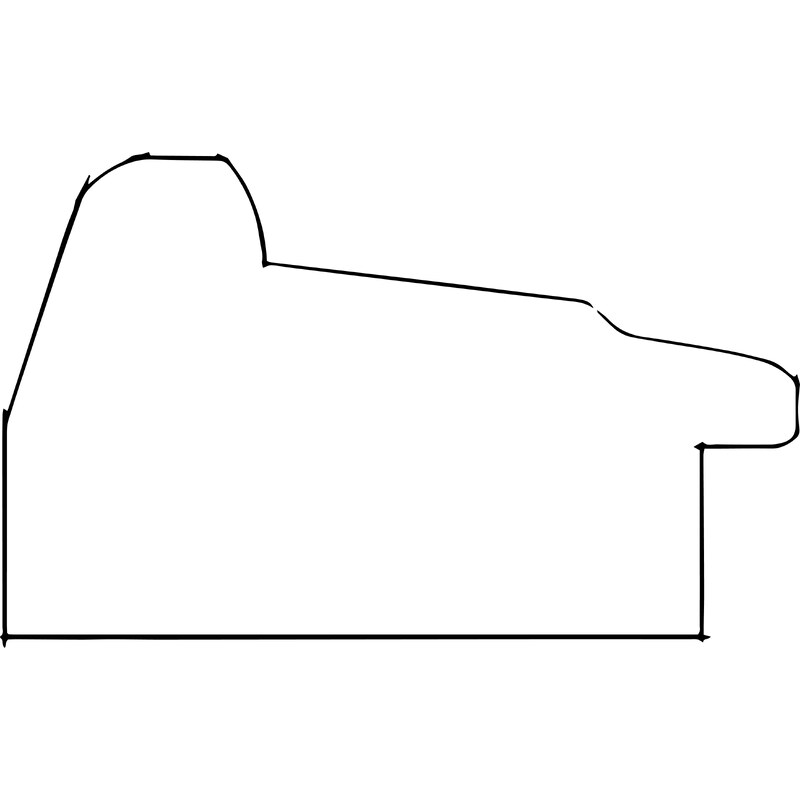 DANTIK - Zarámované zrcadlo - rozměr s rámem cca 40x60 cm z lišty STEP bílá (3018)