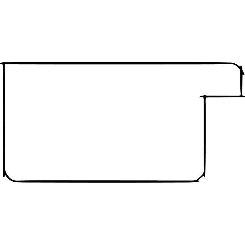 DANTIK - Zarámované zrcadlo - rozměr s rámem cca 50x100 cm z lišty 4020 bílá (2765)