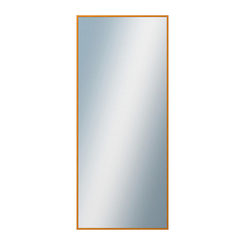 DANTIK - Zarámované zrcadlo - rozměr s rámem cca 60x140 cm z lišty Hliník oranžová | P269-217 (7269217)