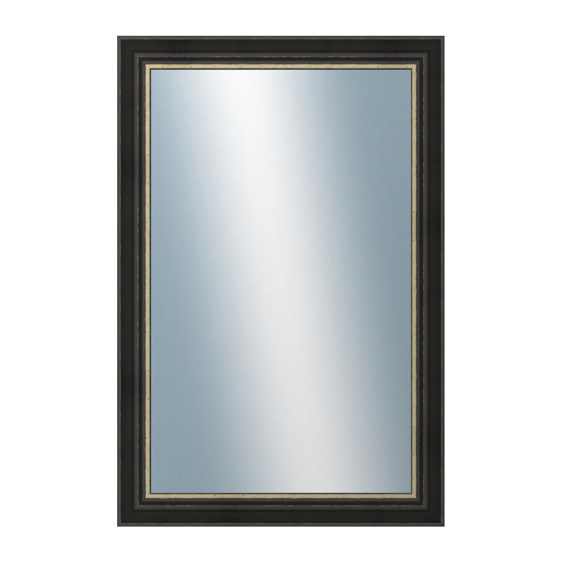 DANTIK - Zarámované zrcadlo - rozměr s rámem cca 80x120 cm z lišty GREECE černá (2641)