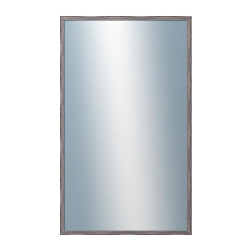 DANTIK - Zarámované zrcadlo - rozměr s rámem cca 60x100 cm z lišty KASSETTE tmavěšedá (3056)