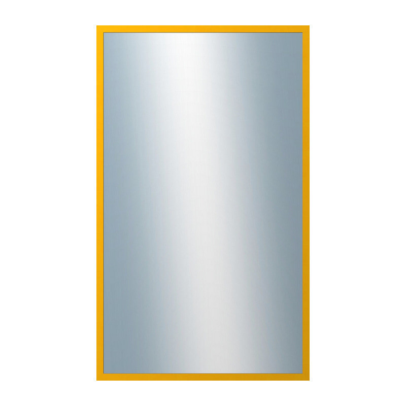 DANTIK - Zarámované zrcadlo - rozměr s rámem cca 60x100 cm z lišty PERLA žlutá lesklá vysoká (2880)