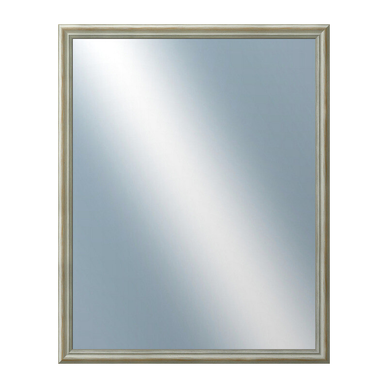 DANTIK - Zarámované zrcadlo - rozměr s rámem cca 40x50 cm z lišty Y-ka oranžová linka (3128)