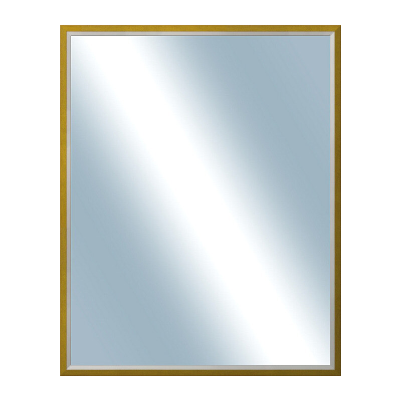 DANTIK - Zarámované zrcadlo - rozměr s rámem cca 40x50 cm z lišty Evoque žlutá (3171)