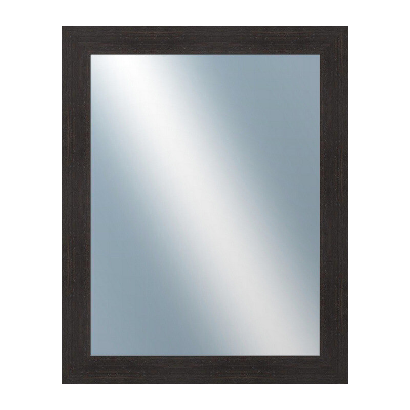 DANTIK - Zarámované zrcadlo - rozměr s rámem cca 40x50 cm z lišty 4020 hnědá (2767)