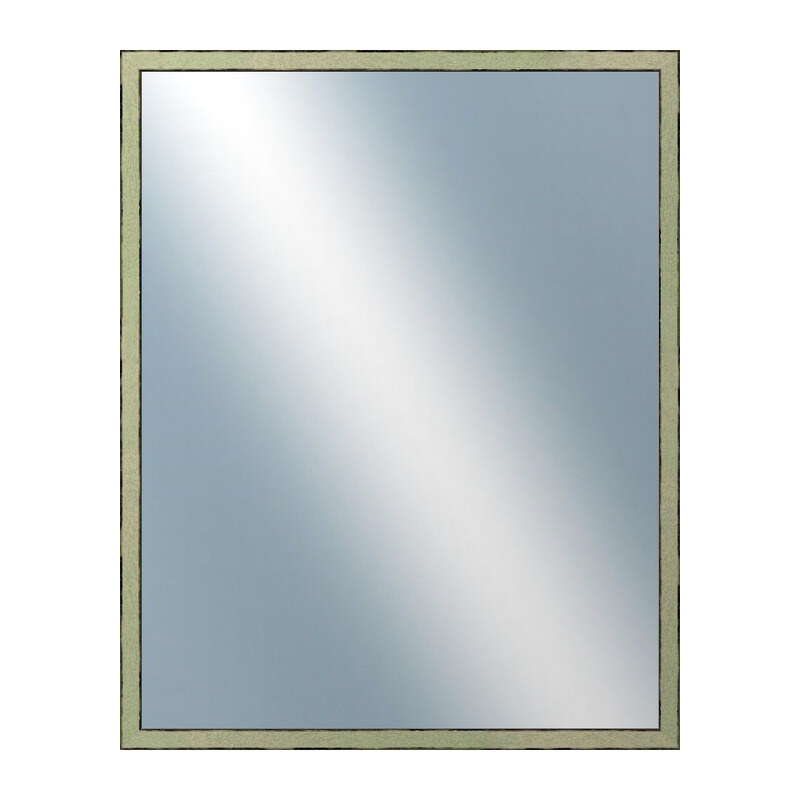 DANTIK - Zarámované zrcadlo - rozměr s rámem cca 40x50 cm z lišty AKVAREL zelená vysoká (2655)