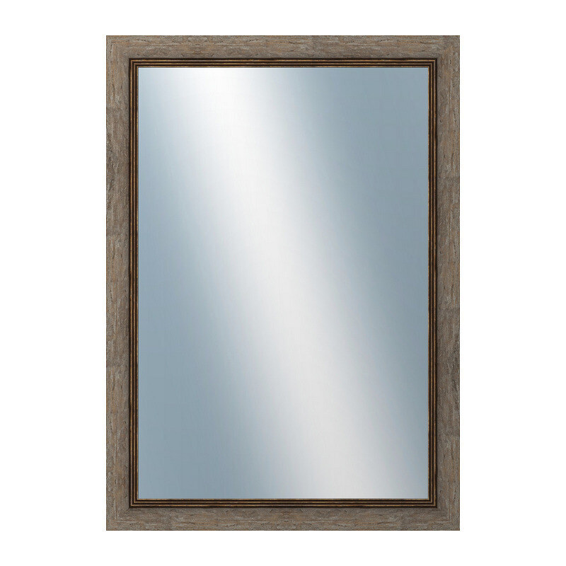 DANTIK - Zarámované zrcadlo - rozměr s rámem cca 50x70 cm z lišty CARRARA žlutá (2895)