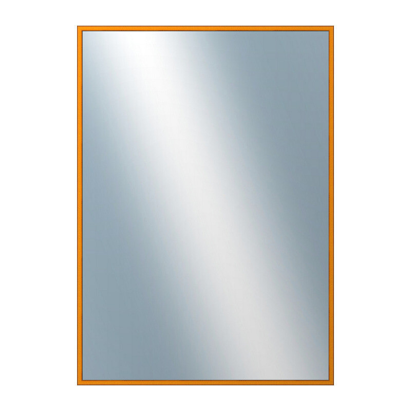 DANTIK - Zarámované zrcadlo - rozměr s rámem cca 50x70 cm z lišty Hliník oranžová | P269-217 (7269217)