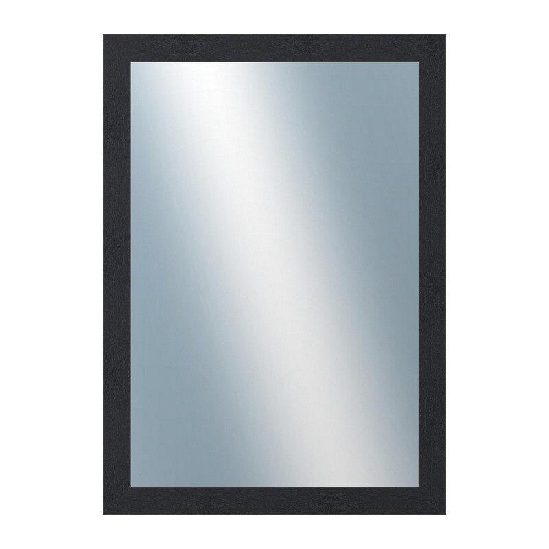 DANTIK - Zarámované zrcadlo - rozměr s rámem cca 50x70 cm z lišty 4020 černá (2769)