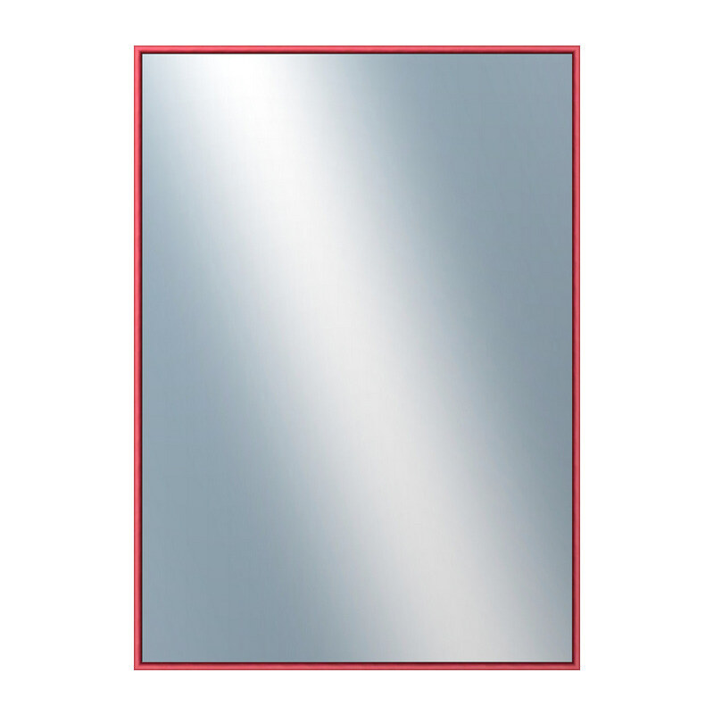 DANTIK - Zarámované zrcadlo - rozměr s rámem cca 50x70 cm z lišty Hliník červená m. | P02-244 (7002244)