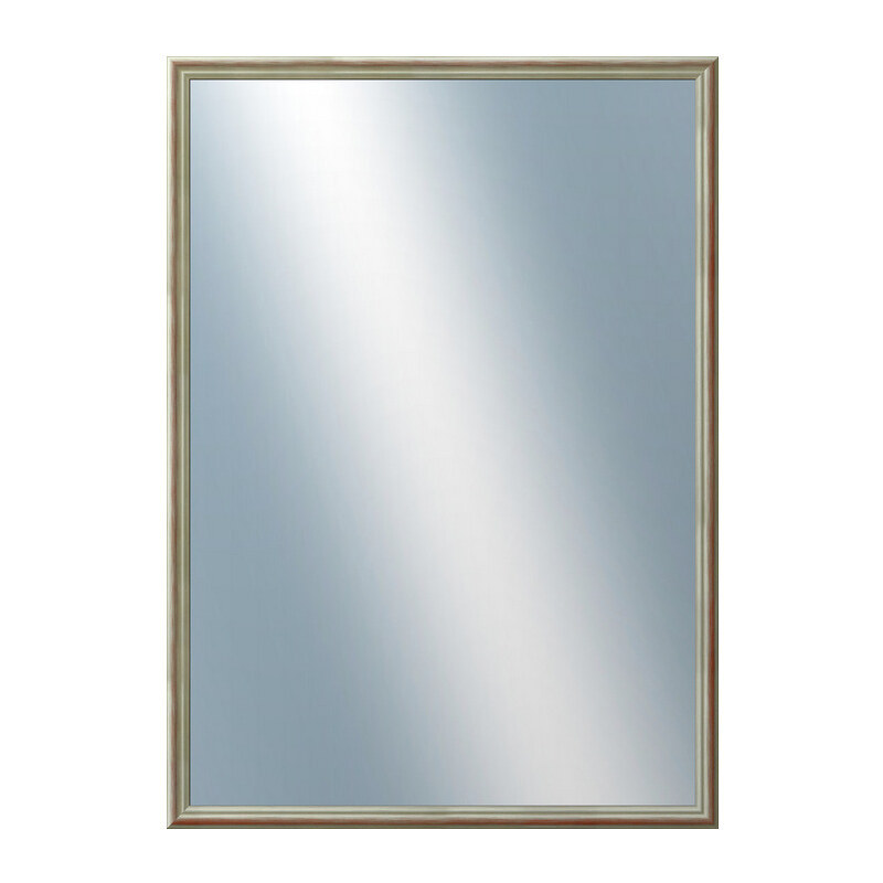 DANTIK - Zarámované zrcadlo - rozměr s rámem cca 50x70 cm z lišty Y-ka červená linka (3130)