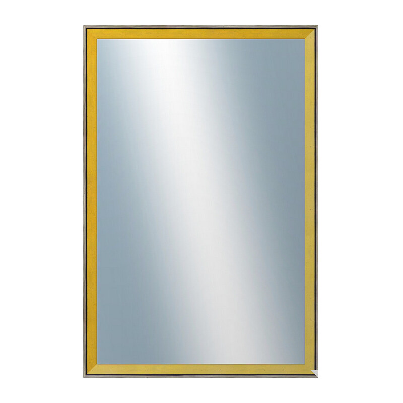 DANTIK - Zarámované zrcadlo - rozměr s rámem cca 40x60 cm z lišty Inclinata colori žlutá (3137)