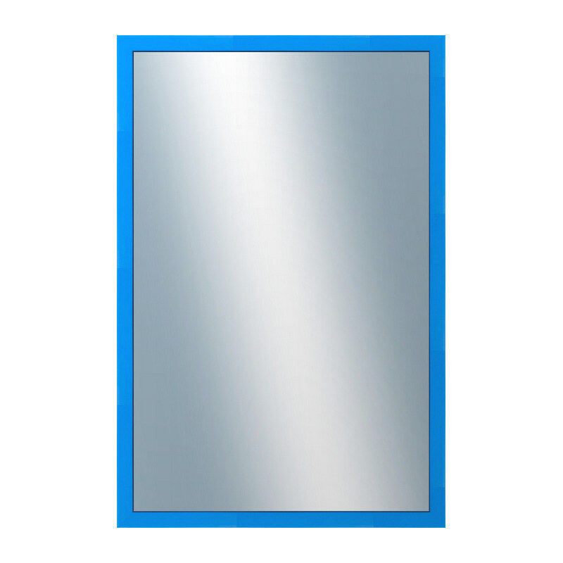 DANTIK - Zarámované zrcadlo - rozměr s rámem cca 40x60 cm z lišty PASTELKA světle modrá rovná (2567)