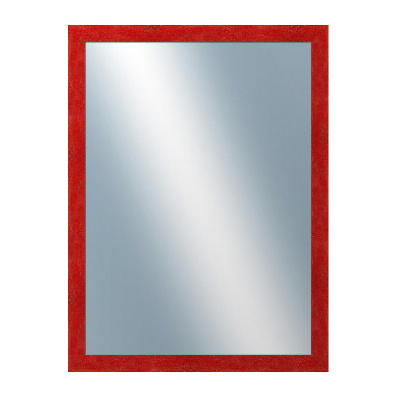 DANTIK - Zarámované zrcadlo - rozměr s rámem cca 60x80 cm z lišty RETRO červená (2534)