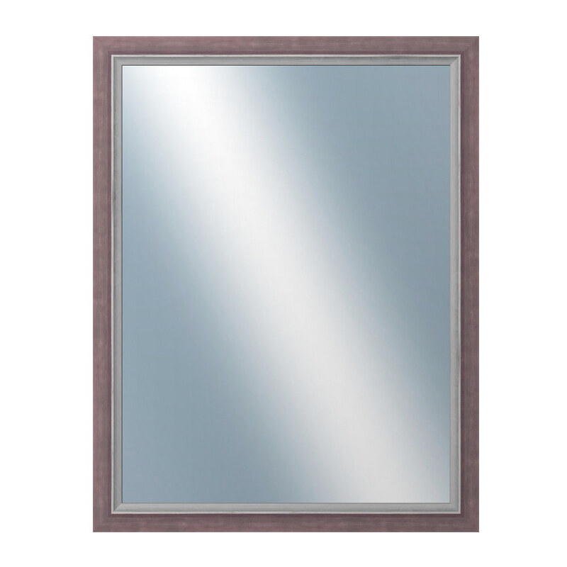 DANTIK - Zarámované zrcadlo - rozměr s rámem cca 70x90 cm z lišty AMALFI fialová (3117)