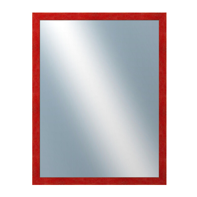 DANTIK - Zarámované zrcadlo - rozměr s rámem cca 70x90 cm z lišty RETRO červená (2534)