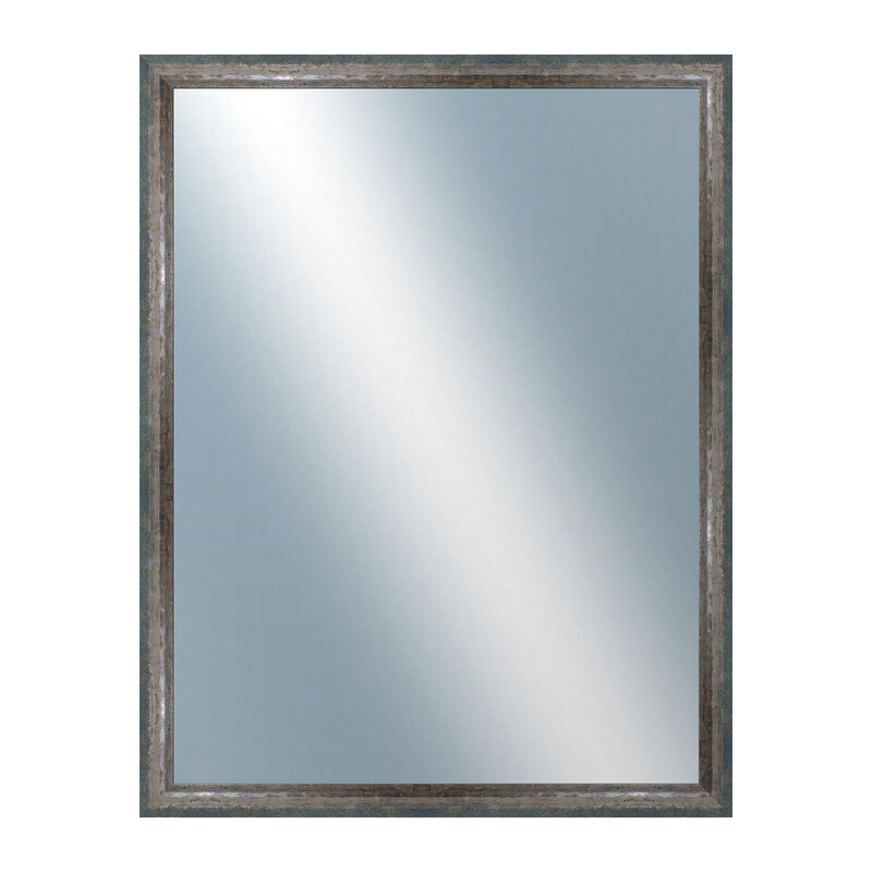 DANTIK - Zarámované zrcadlo - rozměr s rámem cca 70x90 cm z lišty NEVIS modrá (3052)