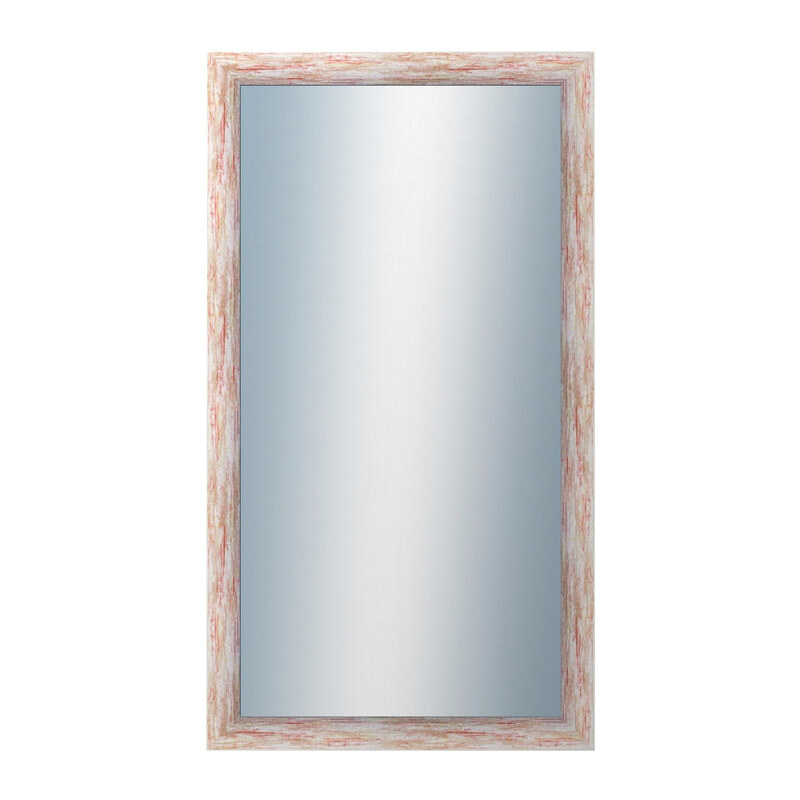 DANTIK - Zarámované zrcadlo - rozměr s rámem cca 50x90 cm z lišty PAINT červená velká (2962)