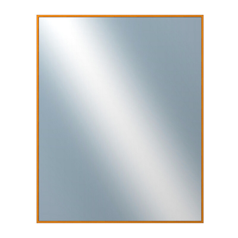 DANTIK - Zarámované zrcadlo - rozměr s rámem cca 80x100 cm z lišty Hliník oranžová | P269-217 (7269217)