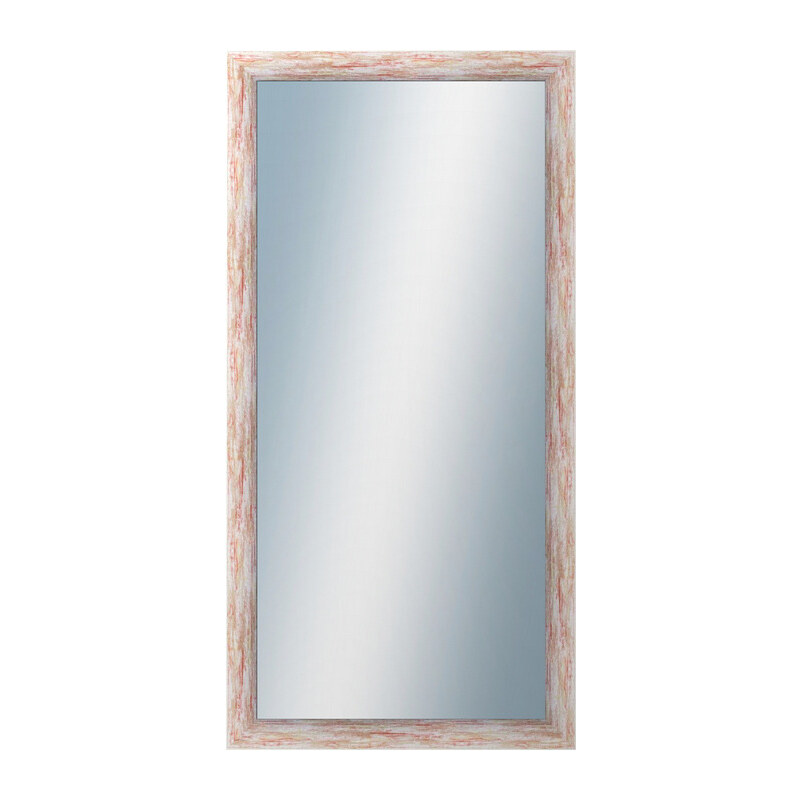 DANTIK - Zarámované zrcadlo - rozměr s rámem cca 50x100 cm z lišty PAINT červená velká (2962)