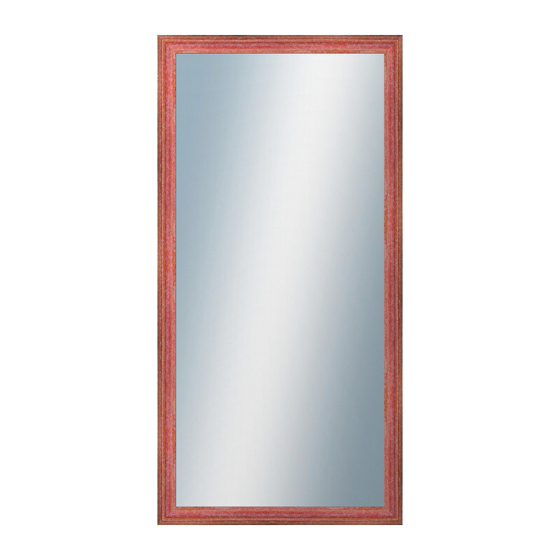 DANTIK - Zarámované zrcadlo - rozměr s rámem cca 50x100 cm z lišty LYON červená (2707)