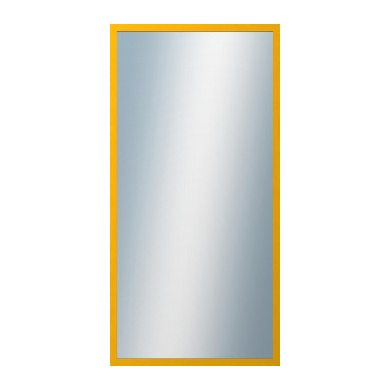 DANTIK - Zarámované zrcadlo - rozměr s rámem cca 50x100 cm z lišty PERLA žlutá lesklá vysoká (2880)