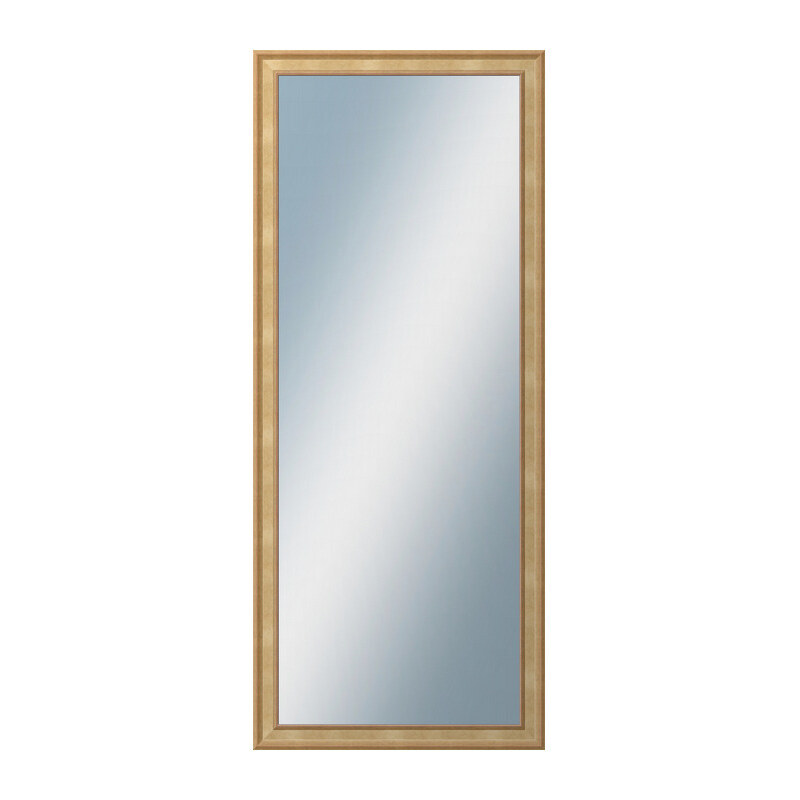 DANTIK - Zarámované zrcadlo - rozměr s rámem cca 50x120 cm z lišty TOOTH malá zlatá (3161)