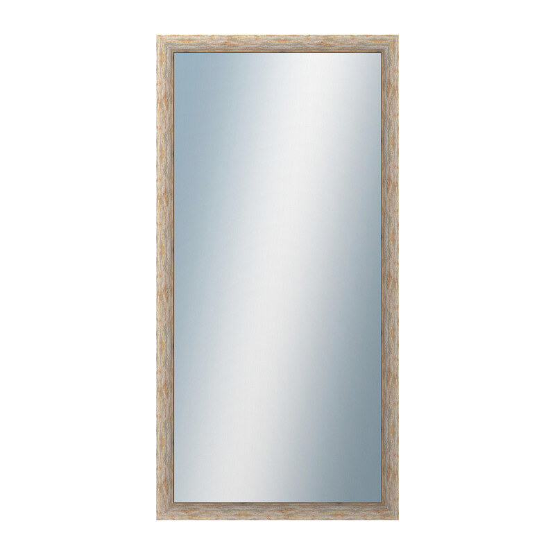DANTIK - Zarámované zrcadlo - rozměr s rámem cca 60x120 cm z lišty PAINT žlutá velká (2961)