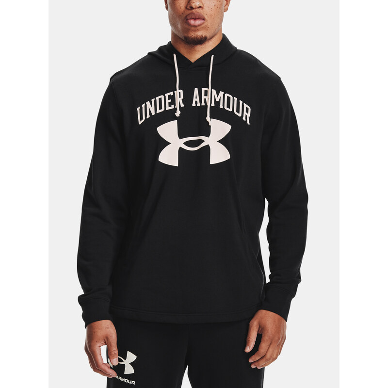 Under Armour MMikina RIVAL TERRY BIG LOGO HD-BLK - Pánské