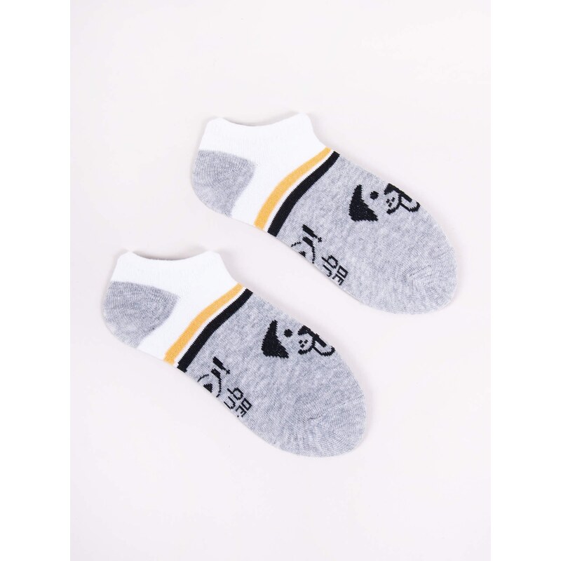 Yoclub Kids's Boys' Ankle Cotton Socks Patterns Colours 6-pack SKS-0008C-AA00-001