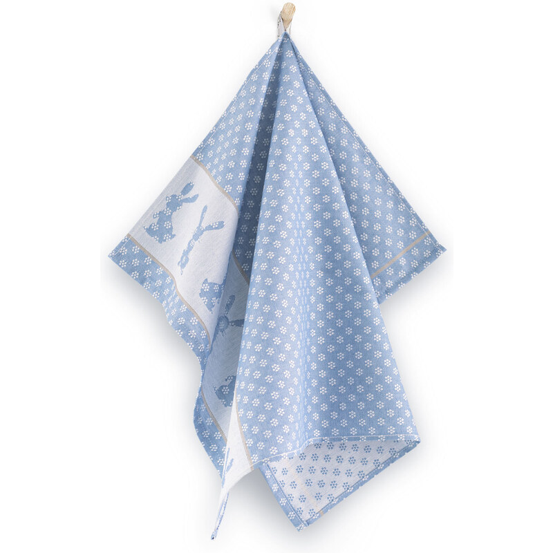 Zwoltex Unisex's Dish Towel Szarak Blue/Pattern