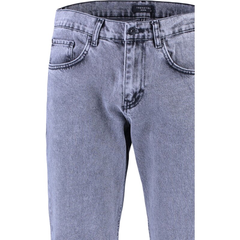 Trendyol Gray Regular Fit Jeans