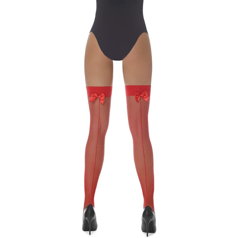 Bas Bleu Cabaret stockings with seam and bow MIKAELA 20 DEN