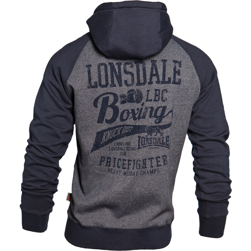 Lonsdale Men's hooded zipsweat jacket slim fit