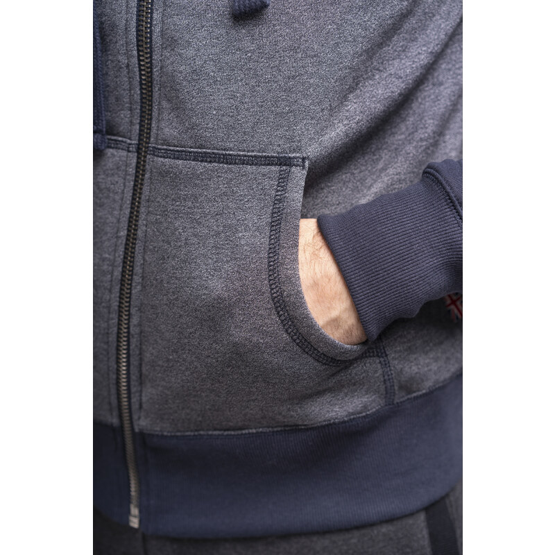 Lonsdale Men's hooded zipsweat jacket slim fit