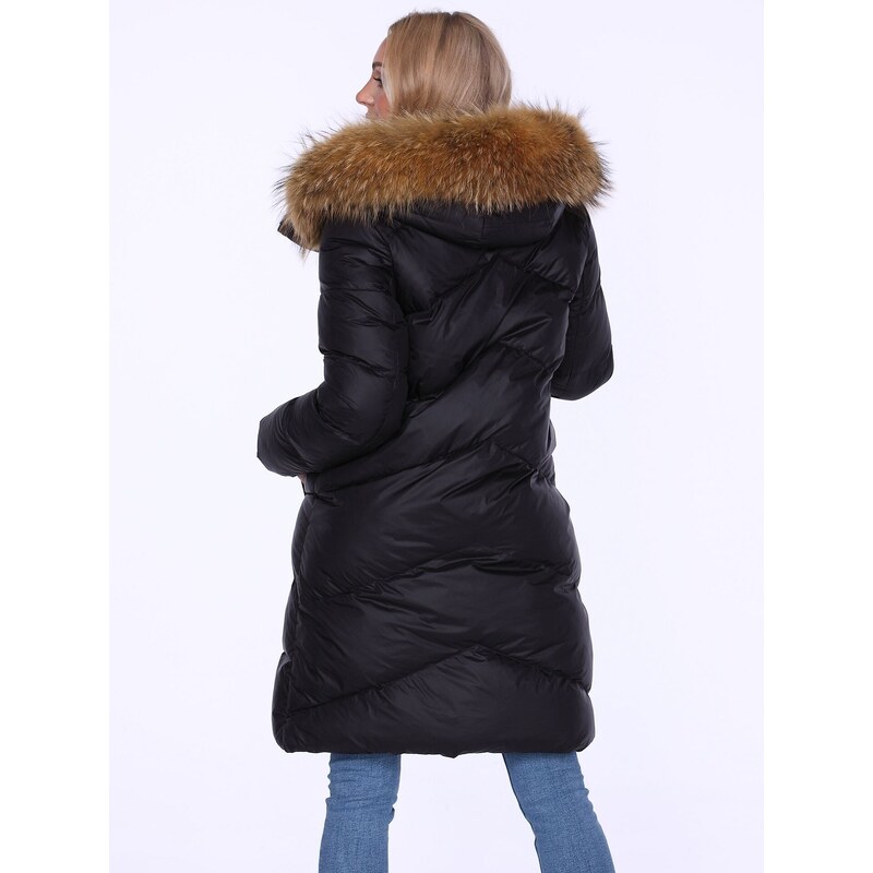 Dámská bunda PERSO PERSO_Coat_BLH220011FXR_Black