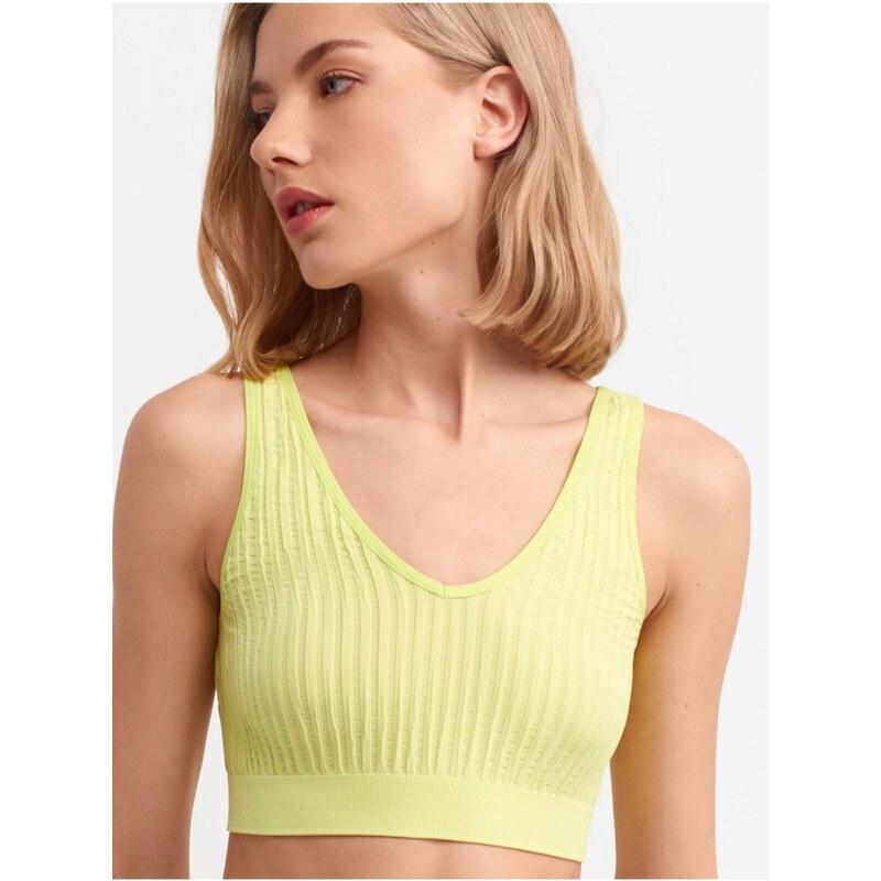 Dilvin 3650 V-Neck Creases Tots and Lime