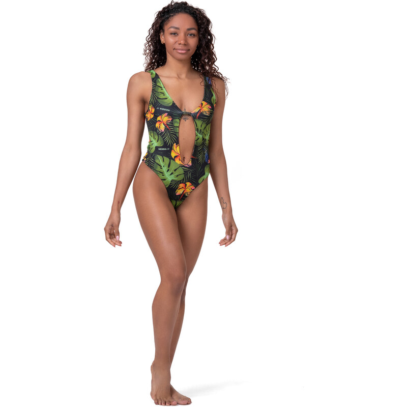 Nebbia High-energy monokini 560 jungle green S