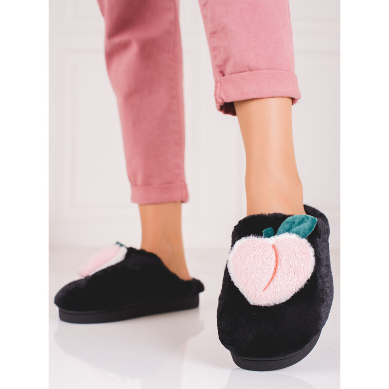 Soft slippers for women Shelvt black