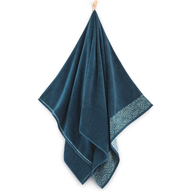 Zwoltex Unisex's Towel Ravenna 54984 Navy Blue