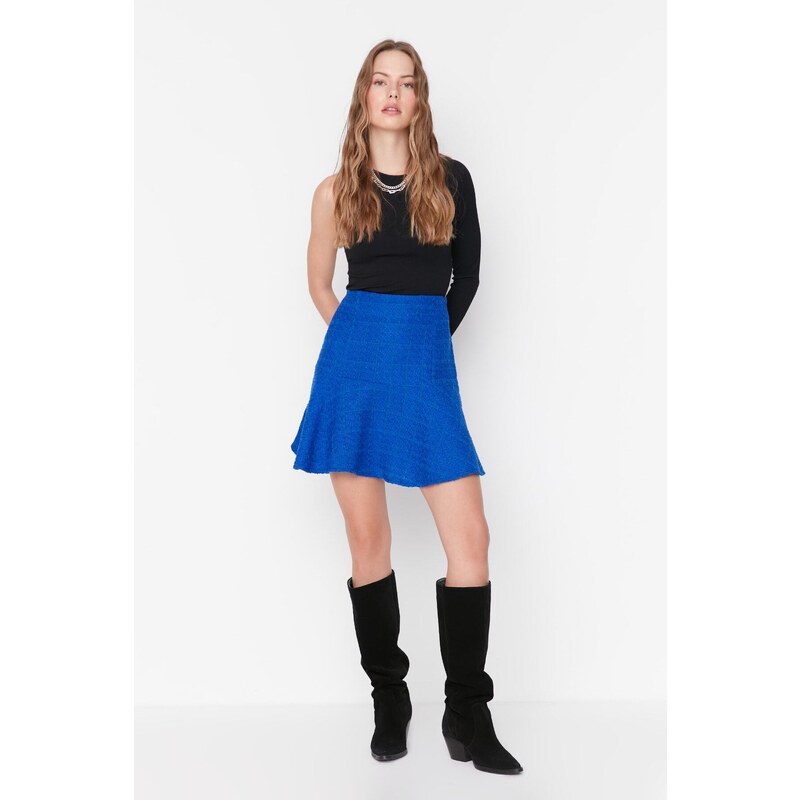 Trendyol Blue Mini Skirt