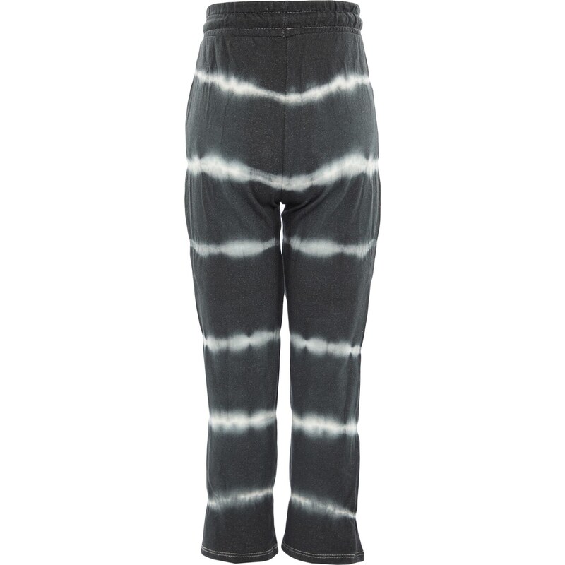Trendyol Anthracite Tie-Dye Patterned Boy Knitted Sweatpants
